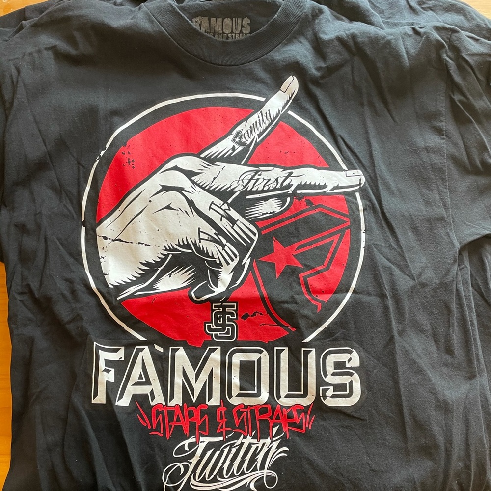 Famous stars and Straps T-shirts.